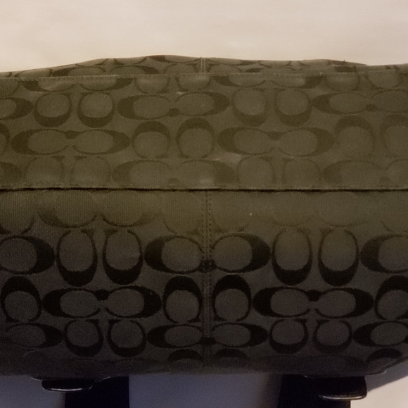 Coach SOHO Signature Black Shoulder Bag - Picture 3 of 11